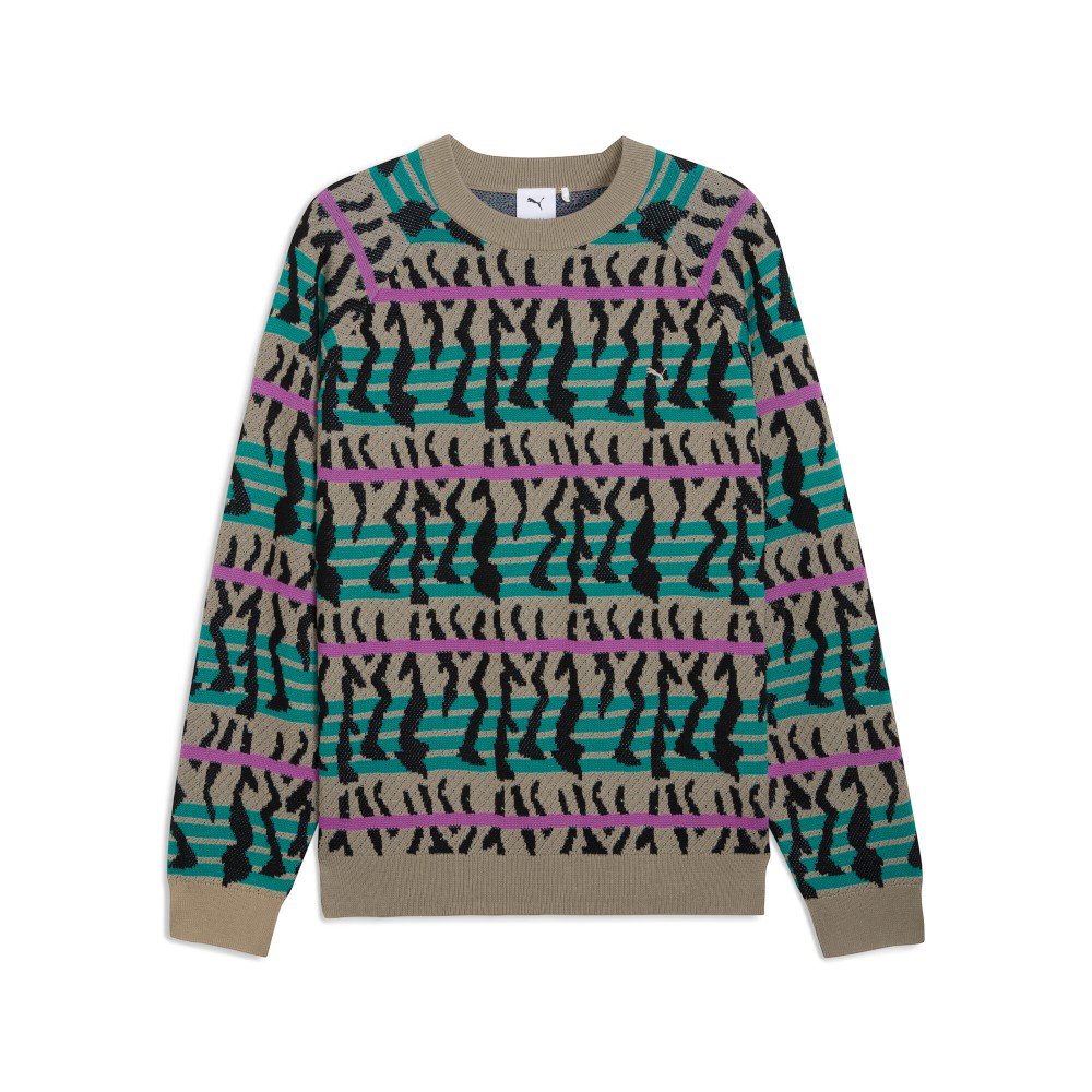 PUMA Special Items Knit Crew Neck Short Sleeve Sweater