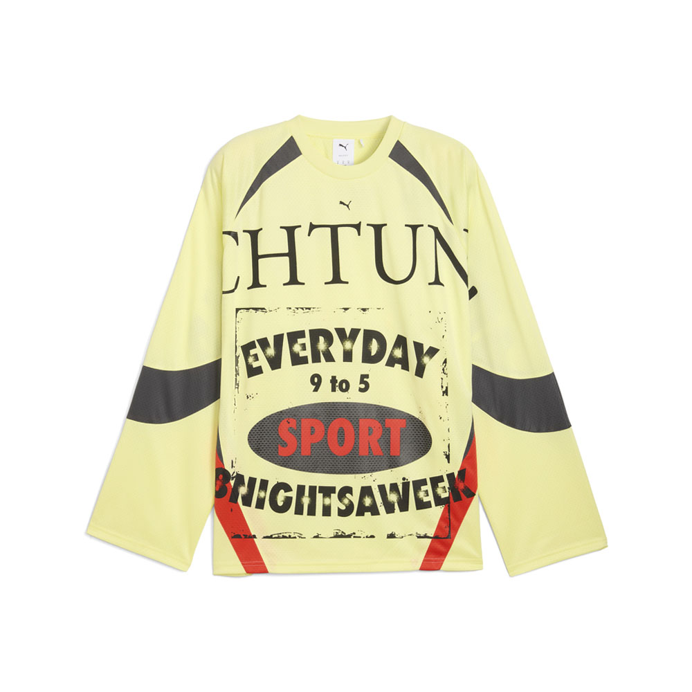 PUMA Nine To Five V-Neck Long Sleeve Jersey