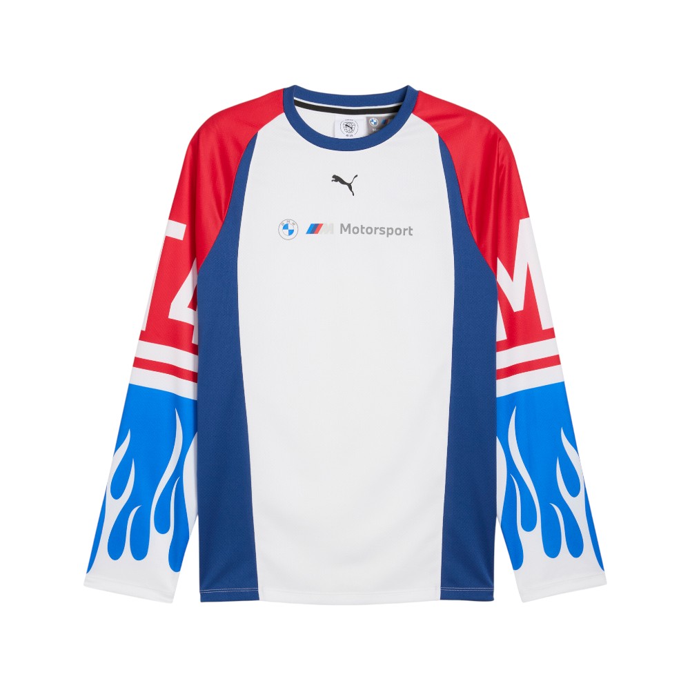 PUMA BMW M Motorsport Graphic Crew Neck Long Sleeve T-Shirt