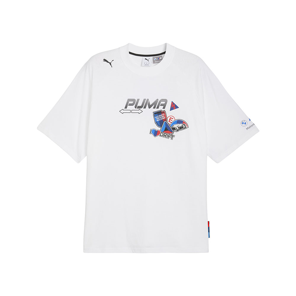 PUMA BMW M Motorsport Motorsport Graphic Crew Neck Short Sleeve T-Shirt