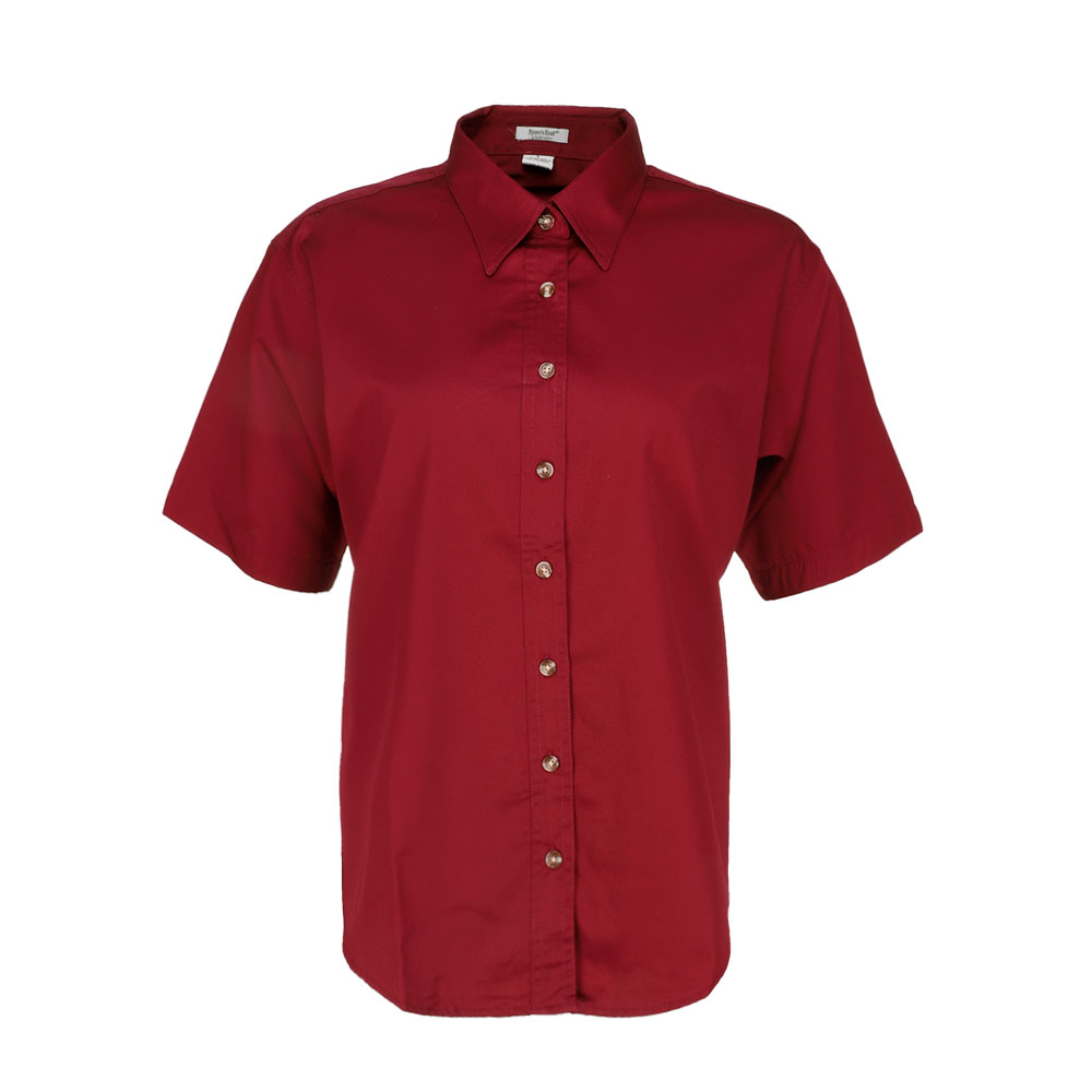 River's End EZCare Woven Short Sleeve Button Up Shirt