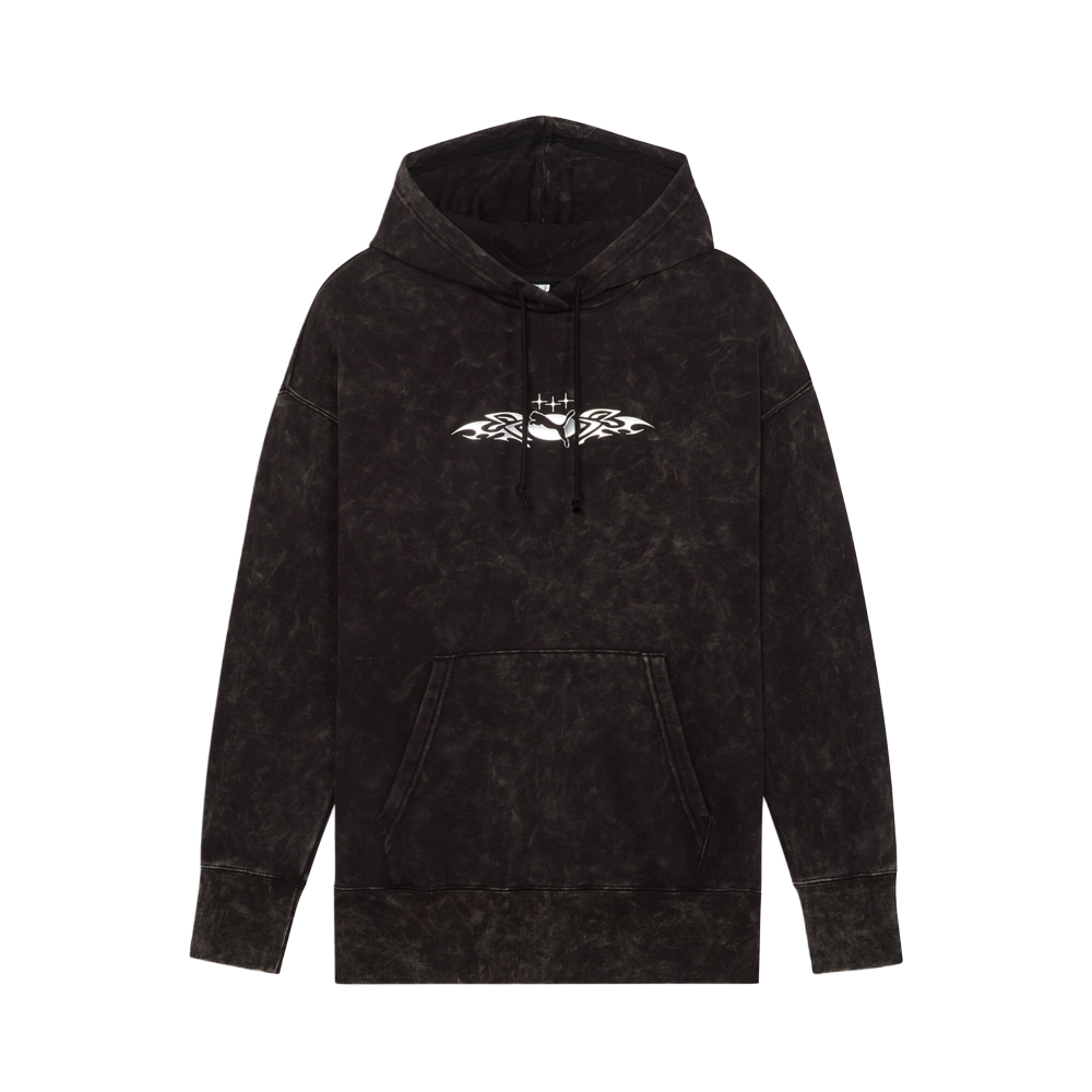 PUMA Pumatech-X Washed Relaxed Pullover Hoodie
