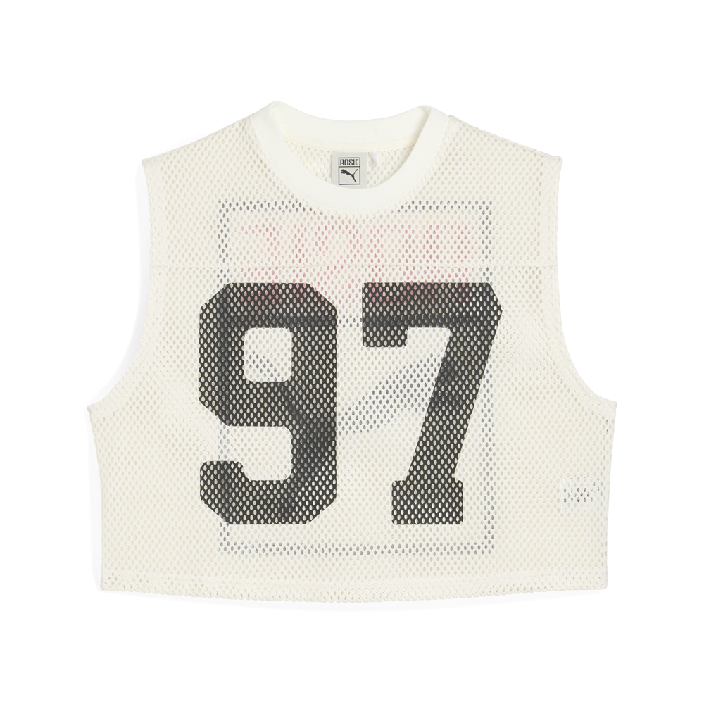 PUMA PUMA X ROSE Relaxed Mesh Crew Neck Tank Top