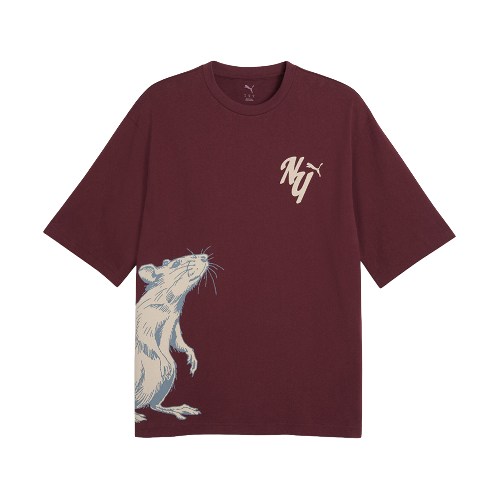 PUMA PUMA X NYC Graphic Crew Neck Short Sleeve T-Shirt