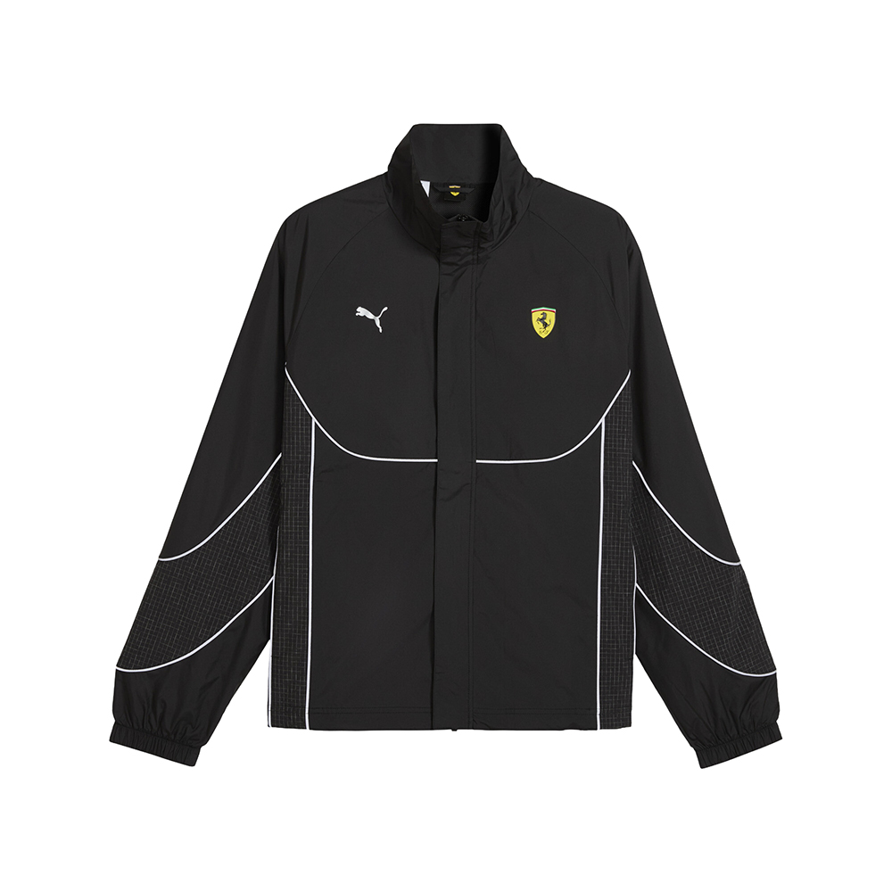 PUMA Scuderia Ferrari PumatechX Full Zip Jacket Mens Black Casual