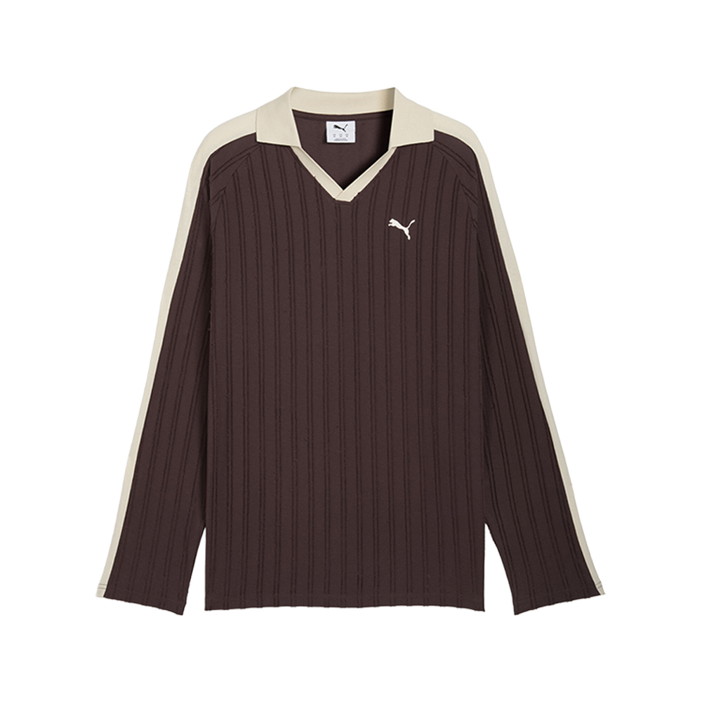 PUMA T7 Relaxed Long Sleeve Polo Shirt