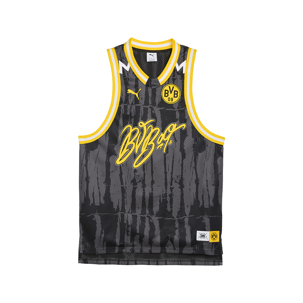 PUMA PUMA HOOPS X BORUSSIA DORTMUND Crew Neck Sleeveless Replica Jersey