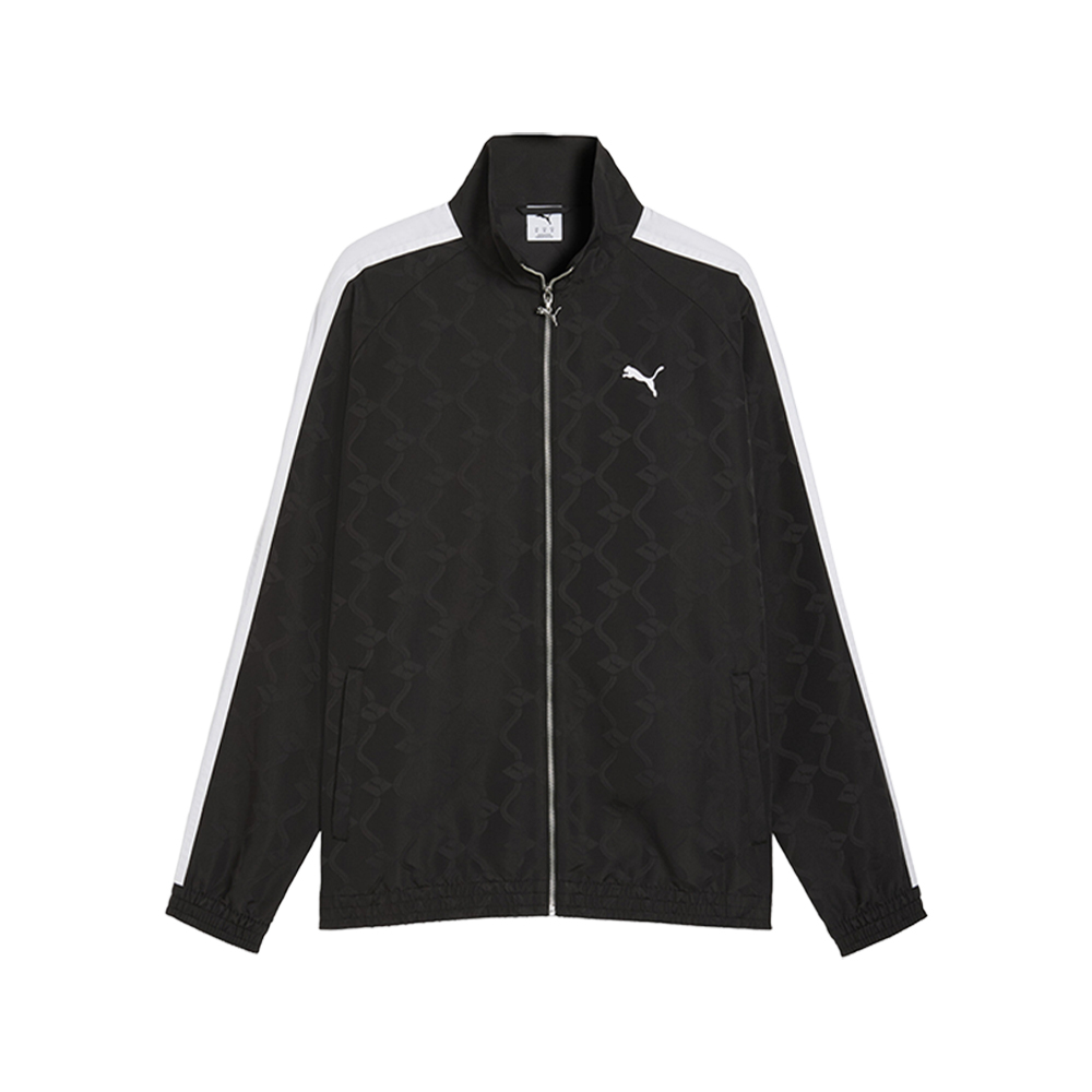 PUMA T7 Jacquarded Woven Relaxed Full Zip Track Jacket