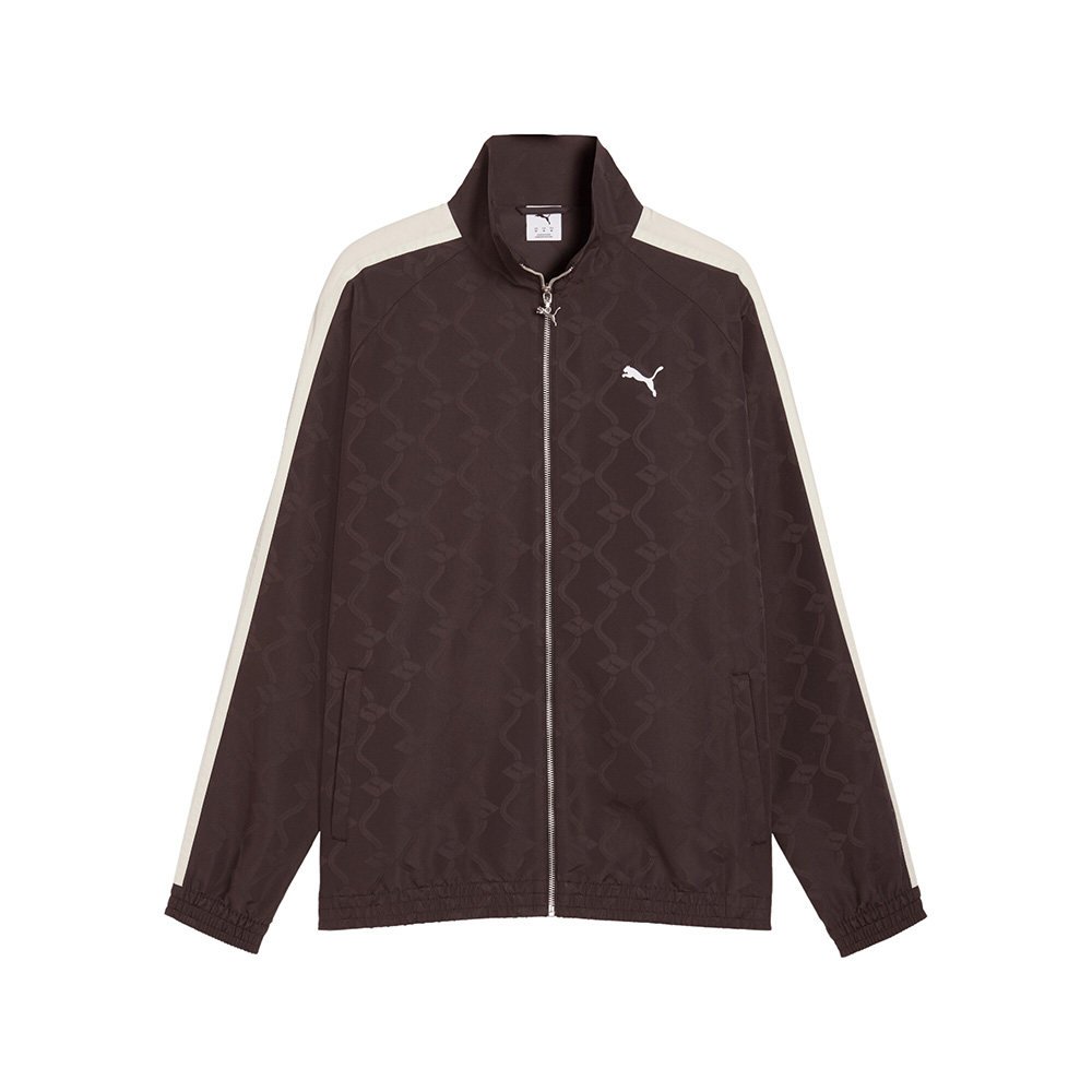 PUMA T7 Jacquarded Woven Relaxed Full Zip Track Jacket
