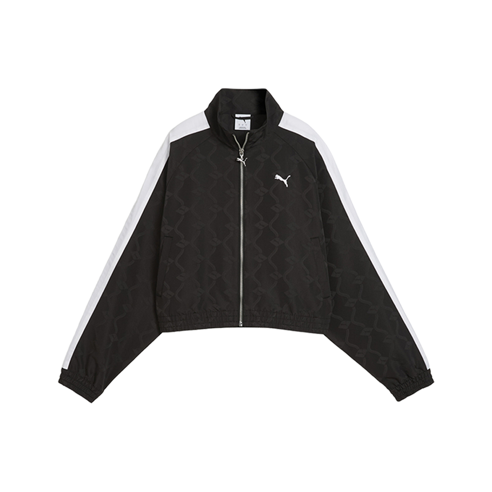 PUMA T7 Jacquarded Woven Relaxed Track Jacket
