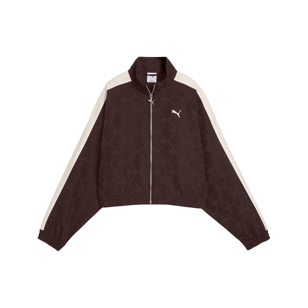 PUMA T7 Jacquarded Woven Relaxed Track Jacket