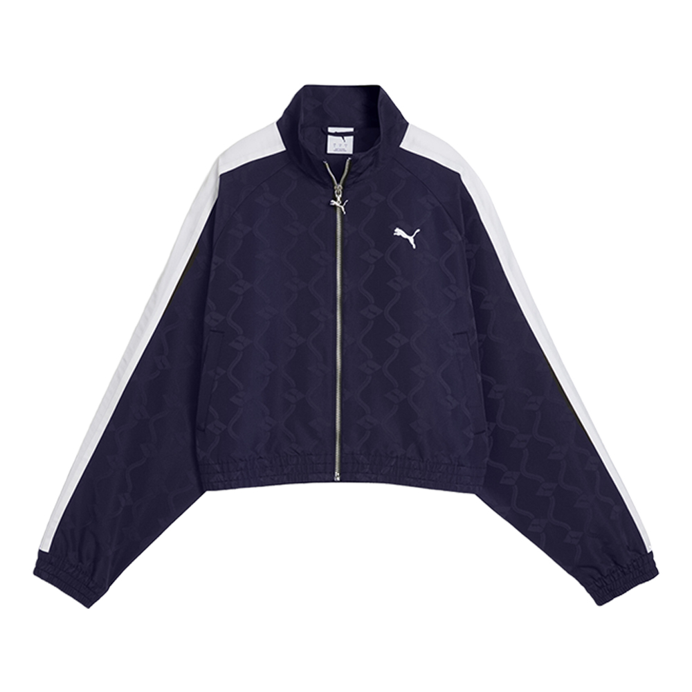 PUMA T7 Jacquarded Woven Relaxed Track Jacket