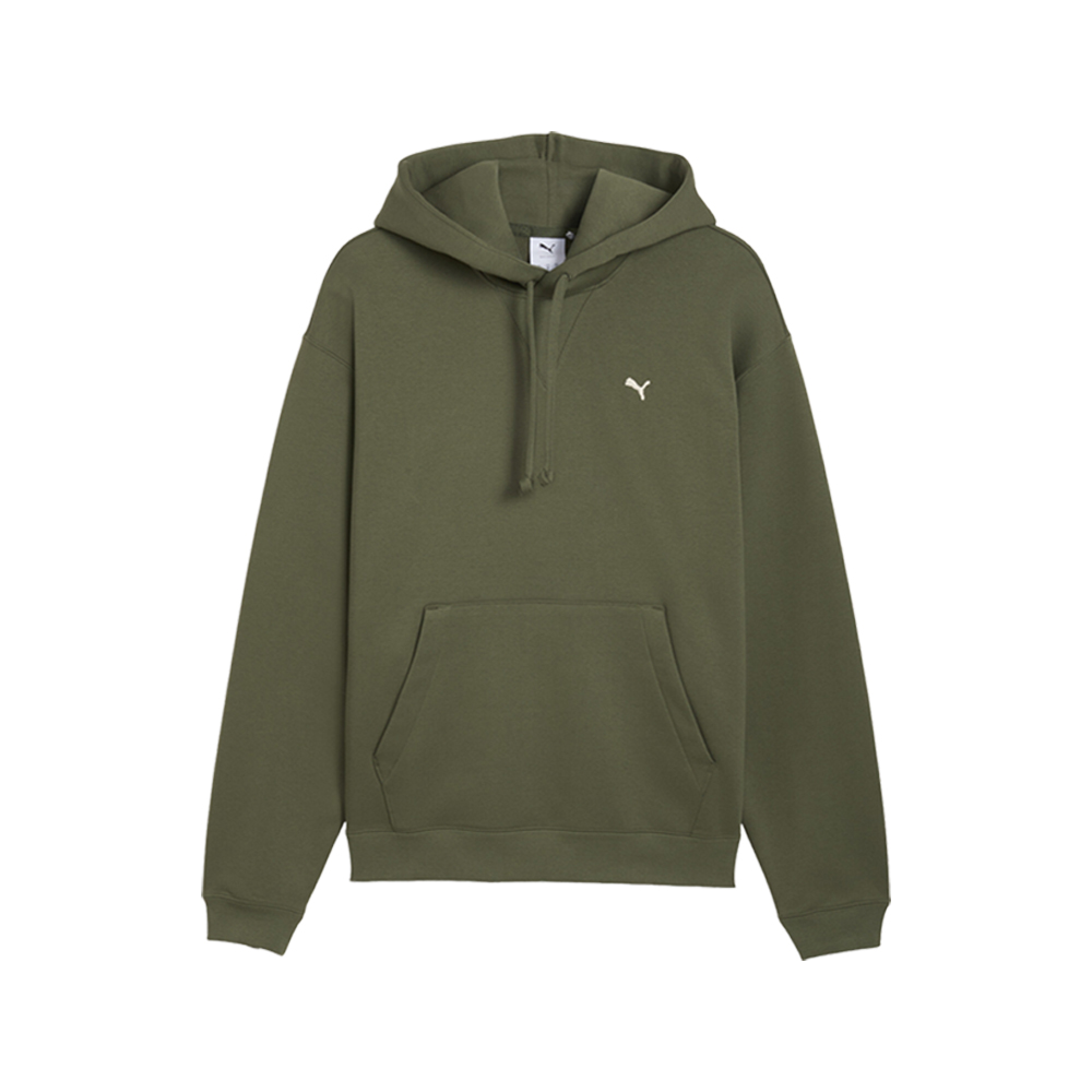 PUMA SELECT Essentials Men's Hoodie in Green, Size S