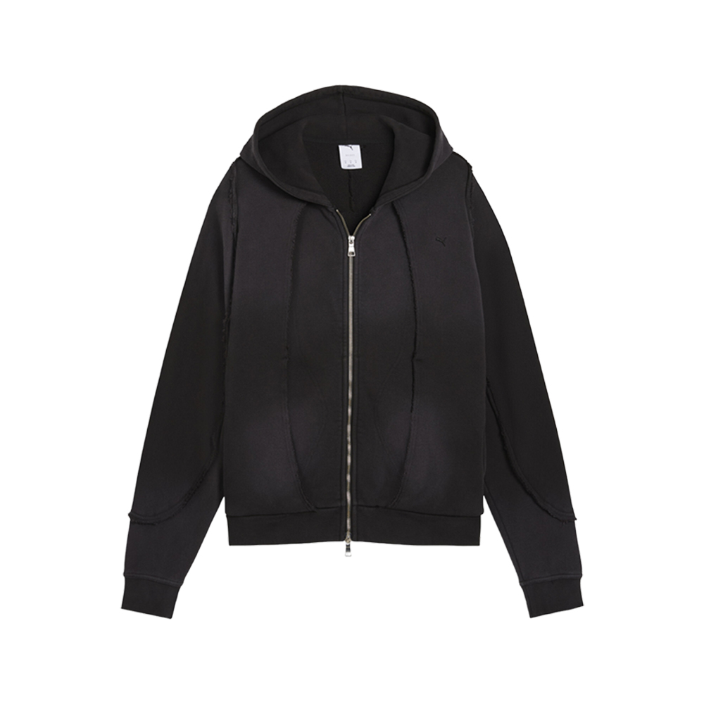 PUMA CLRT 2G Men's Zip-Up Hoodie in Black, Size XL