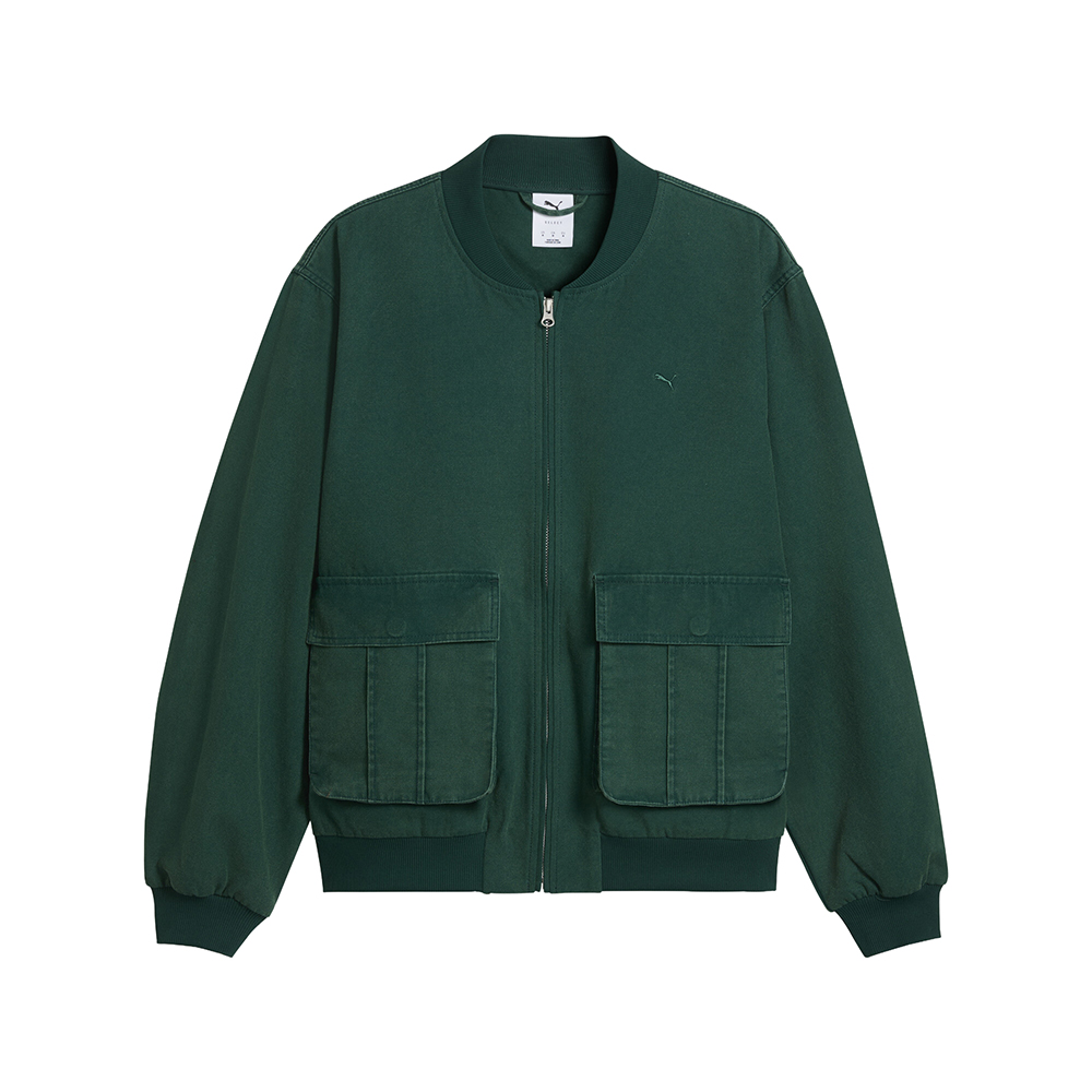 PUMA.NOW Men's Bomber Jacket in Green, Size L
