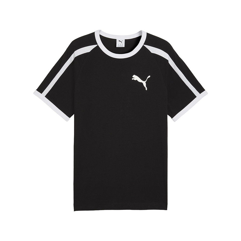 PUMA T7 Big Cat Ringer Crew Neck Short Sleeve T-Shirt
