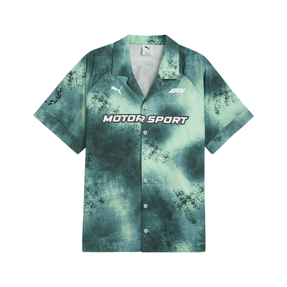 PUMA Formula 1® Men's Short Sleeve Motorsport Shirt in Green, Size M