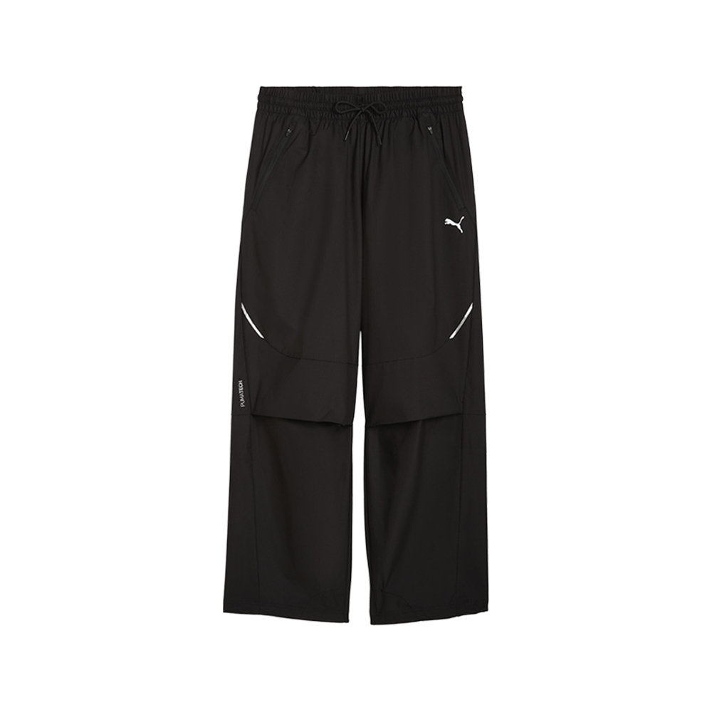 PUMATECH Men's Oversized Track Pants in Black, Size XL