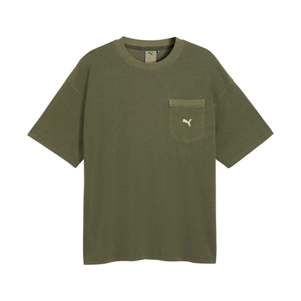 PUMA Select Essentials Men's T-Shirt in Green, Size L
