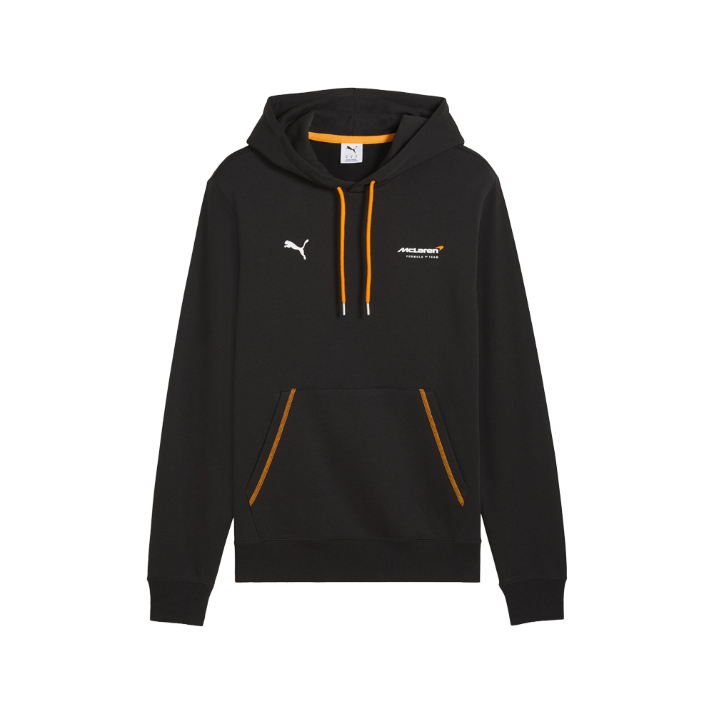 PUMA Mclaren Graphic Pullover Hoodie Mens Black Casual Athletic