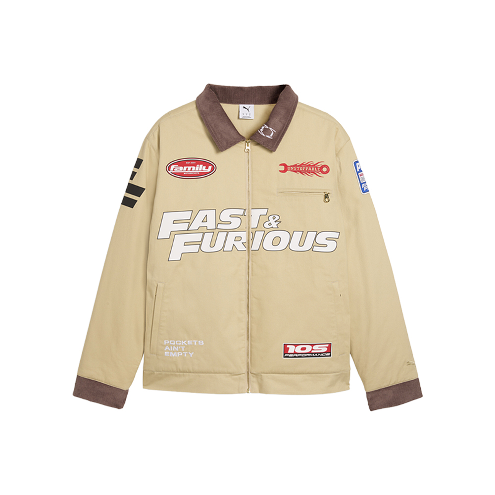 PUMA x FAST & FURIOUS Men's Workwear Jacket in Beige, Size S