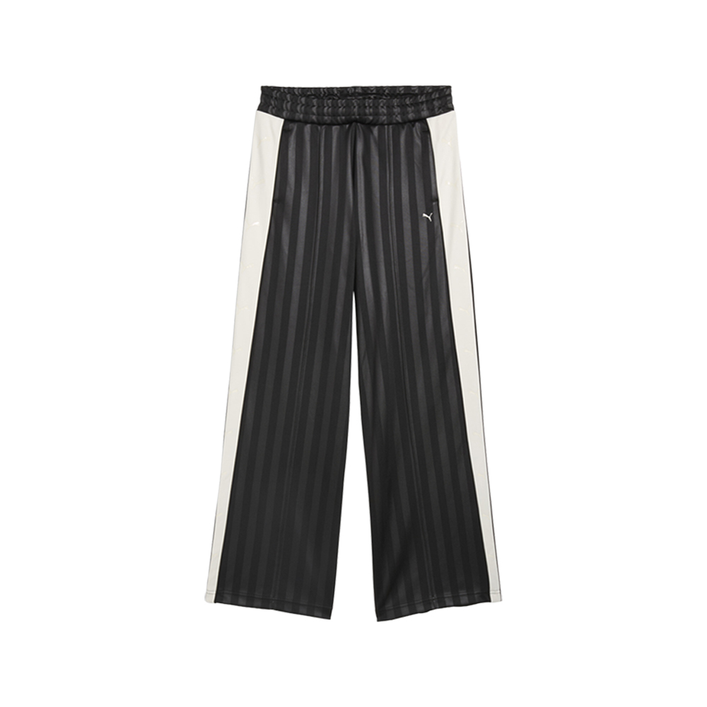 PUMA T7 Women's Relaxed Track Pants in Black, Size M
