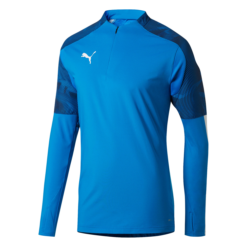 Puma Cup 14 Zip Long Sleeve Training Soccer Jersey Youth