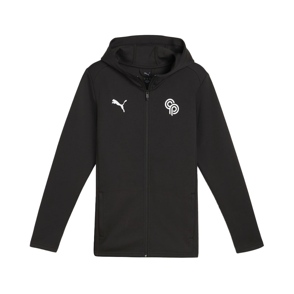PUMA Christian Pulisic Never Stop Men's Zip-Up Soccer Hoodie in Black, Size S