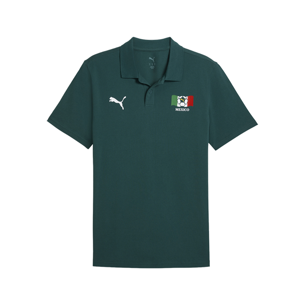 PUMA Soccer Nations Fanwear Men's Polo Shirt in Green, Size M