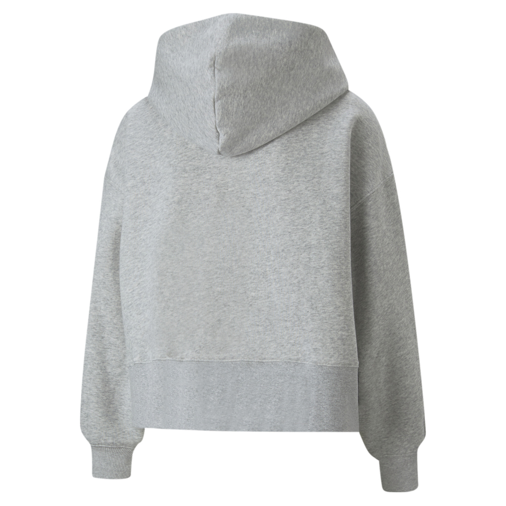 Puma hoodie womens grey sale