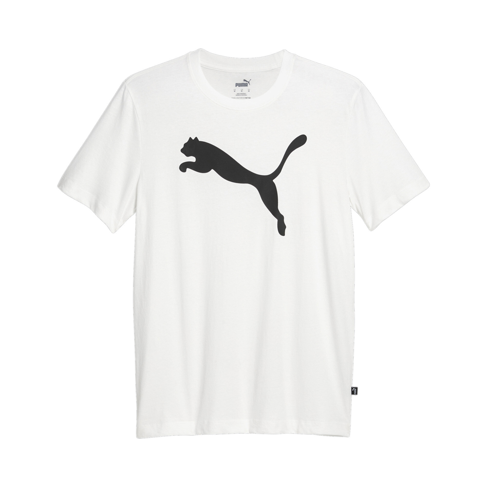 PUMA Essentials Big Cat Logo Crew Neck Short Sleeve T-Shirt