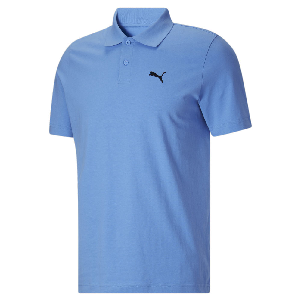 justering Så hurtigt som en flash eftermiddag Shop Blue Mens Puma Essential Short Sleeve Polo Shirt