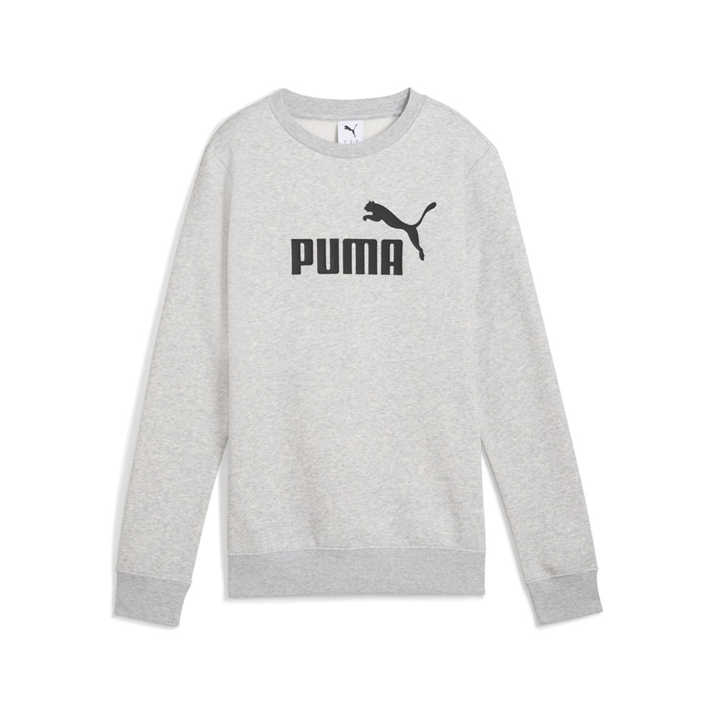 PUMA Essentials Women's Logo Crew Neck Sweatshirt in Grey, Size S
