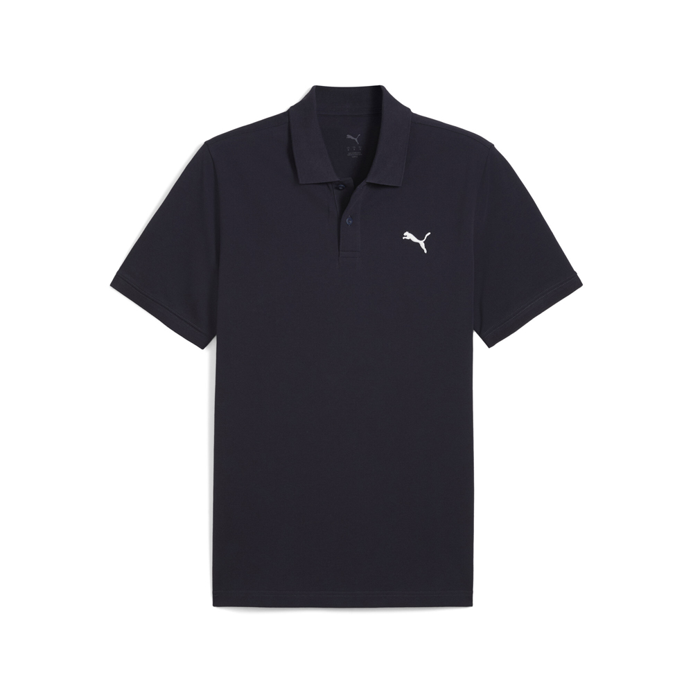 PUMA Essentials Men's Pique Polo Shirt in Blue, Size XXL