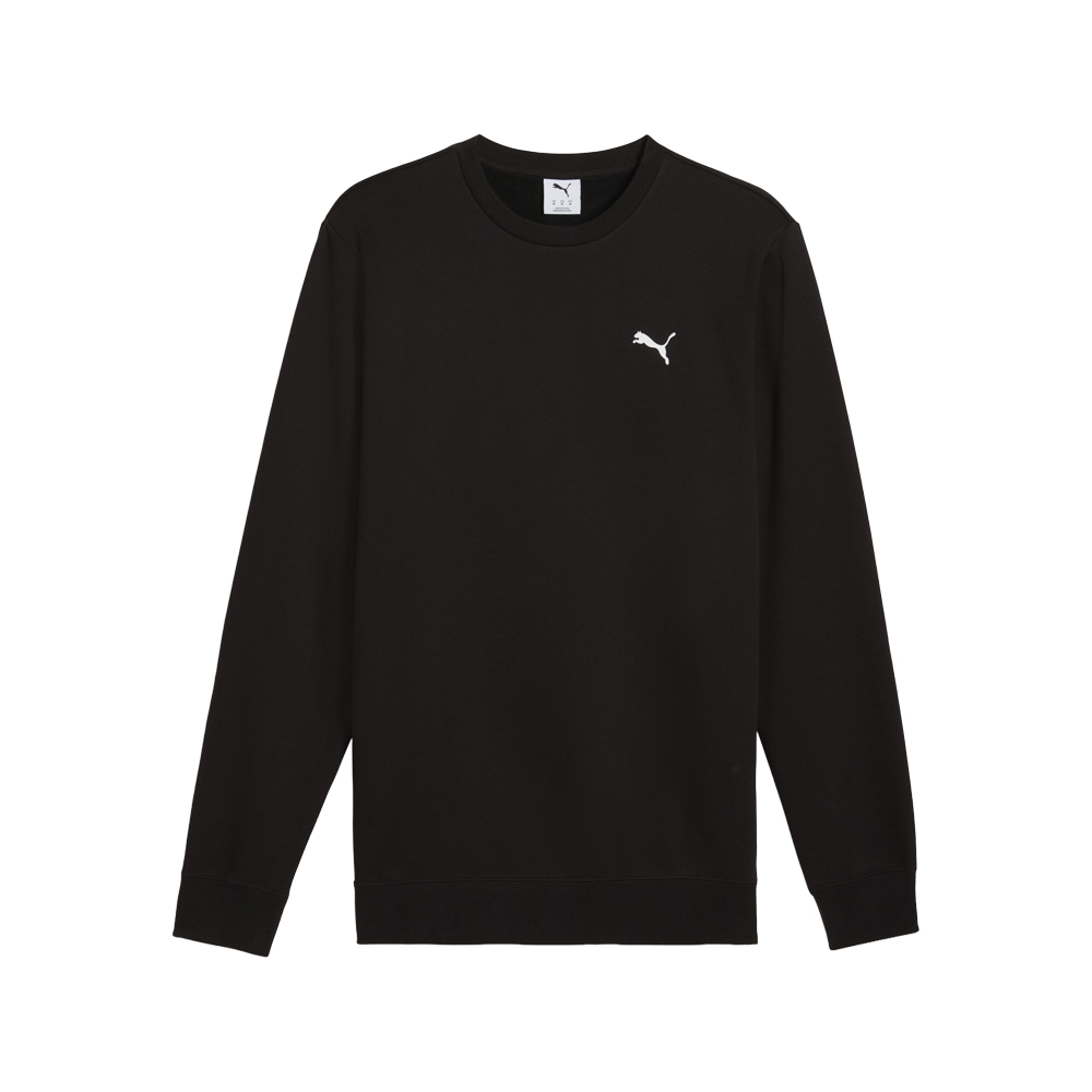 PUMA Essentials Men's Crewneck Sweatshirt in Black, Size L