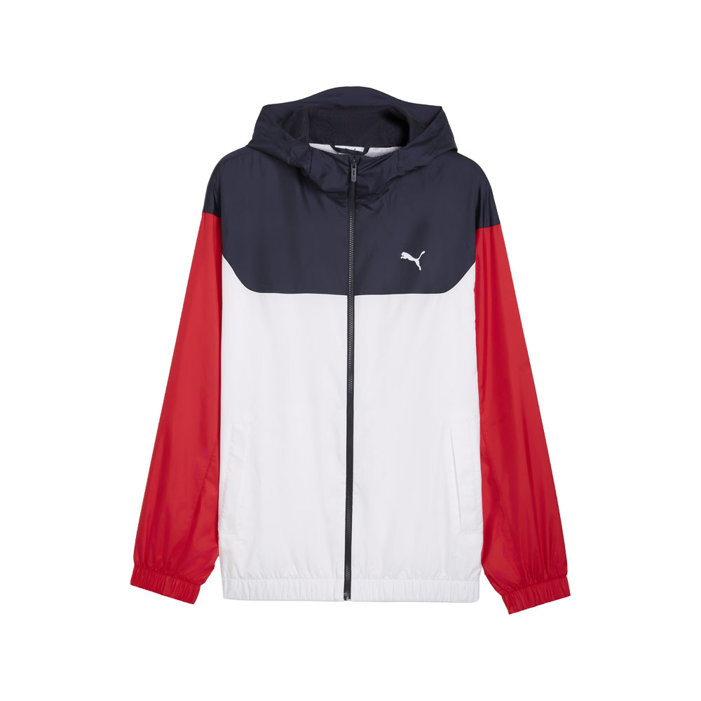 PUMA Essentials Men's Relaxed Windbreaker Jacket in Blue, Size S