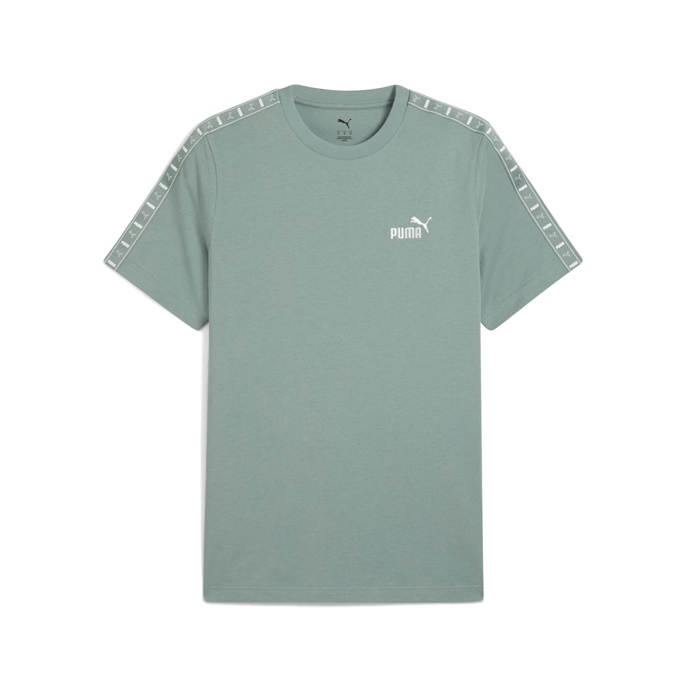 8個セット PUMA Essentials Tape Crew Neck Short Sleeve T-Shirt Mens Green