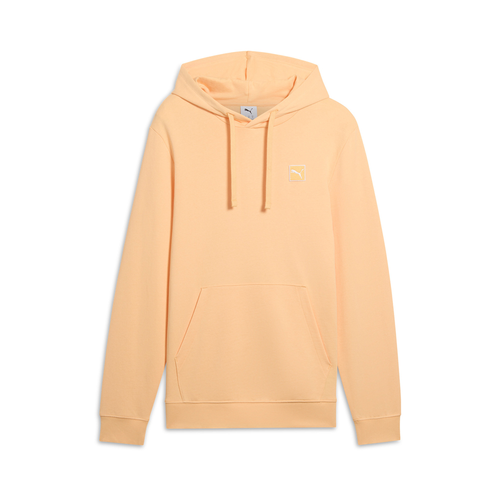 PUMA Elevated Essentials Men's Hoodie in Orange, Size XS