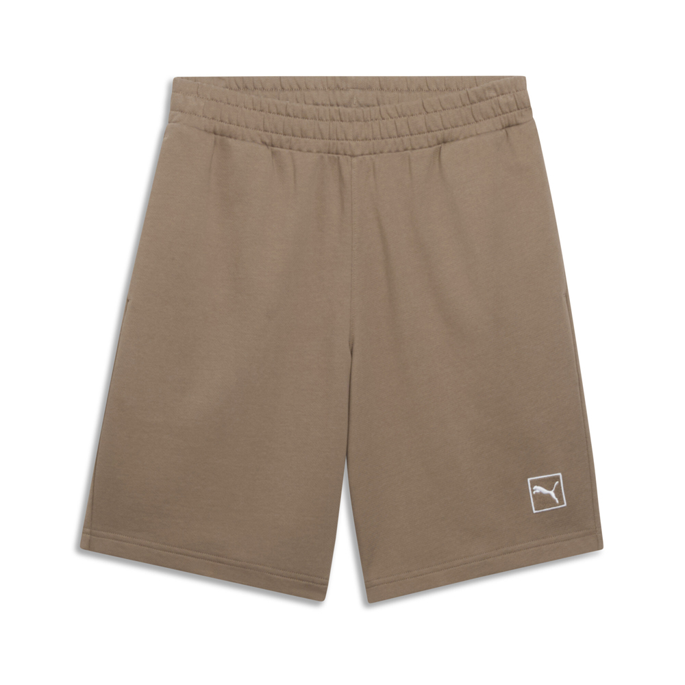 PUMA Elevated Essentials Men's 9" Shorts in Brown, Size S