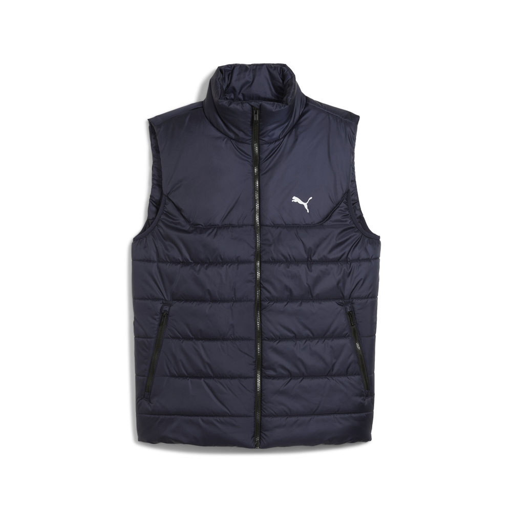 PUMA Essentials Outerwear Men's Puffer Vest in Blue, Size XL