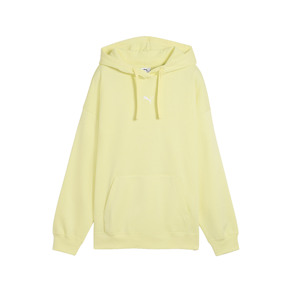 PUMA Essentials Women's Oversized Hoodie in Yellow, Size S