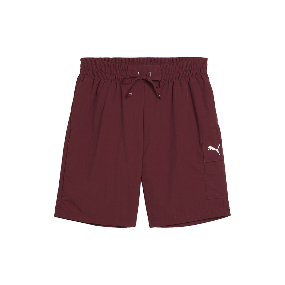 PUMA Elevated Essentials Men's 8" Cargo Shorts in Red, Size M