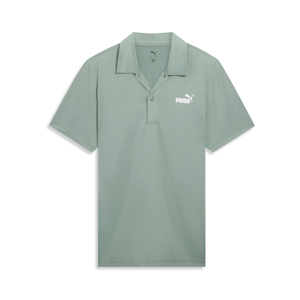 PUMA Essentials All In Men's Polo Shirt in Green, Size XXL