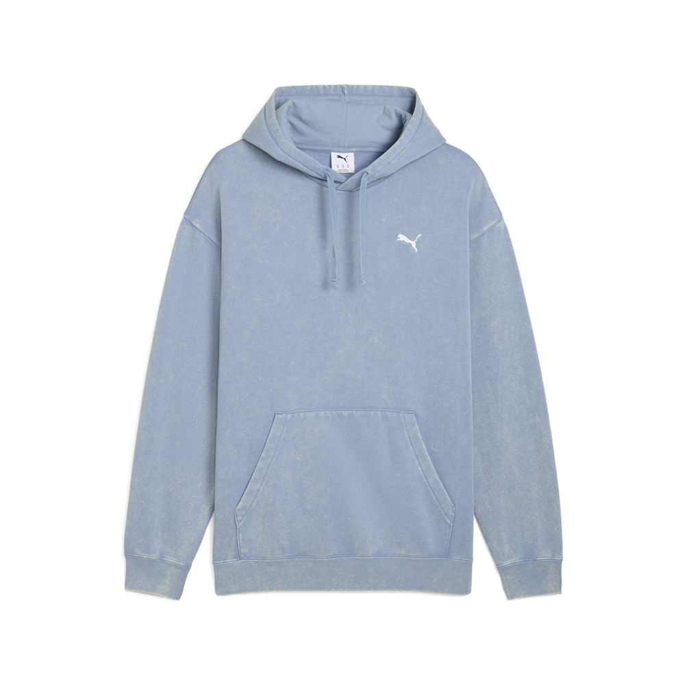 PUMA Elevated Essentials Acid Wash Fleece Pullover Hoodie