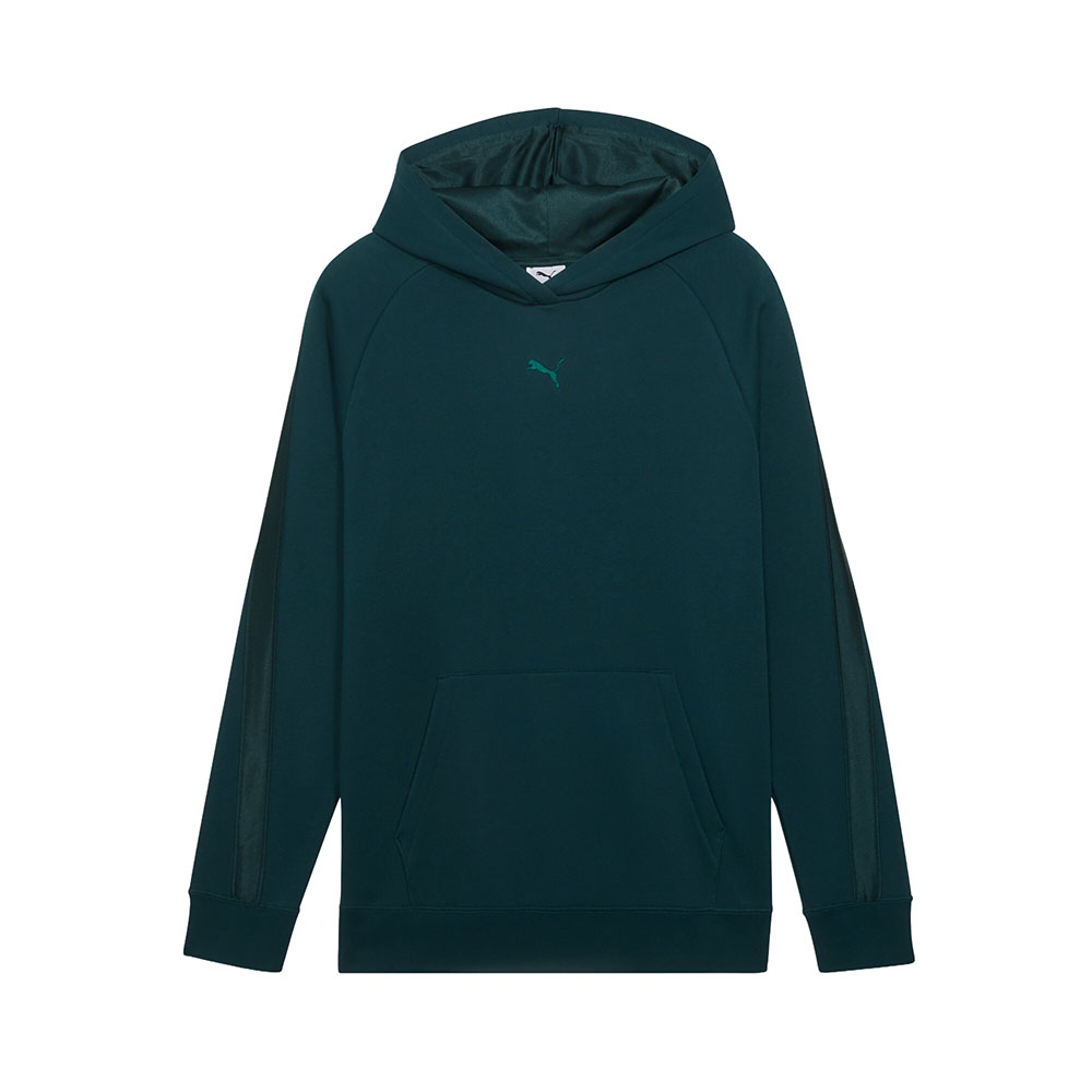 PUMA Essentials Satin Women's Hoodie in Green, Size L