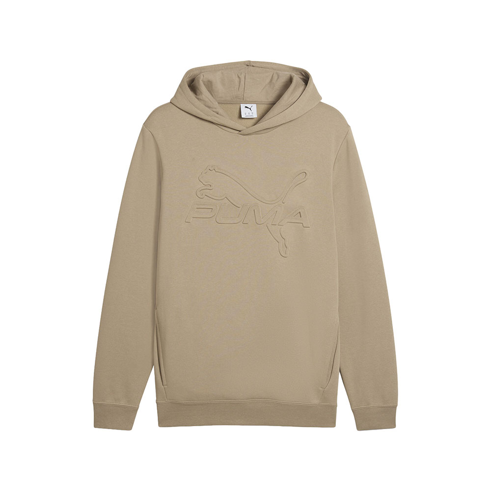PUMA Elevated Essentials Men's Hoodie in Beige, Size XXL