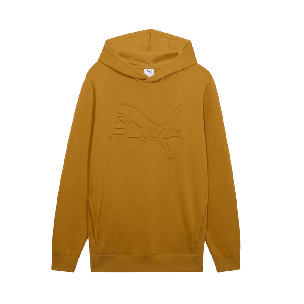 PUMA Elevated Essentials Men's Hoodie in Brown, Size XXL