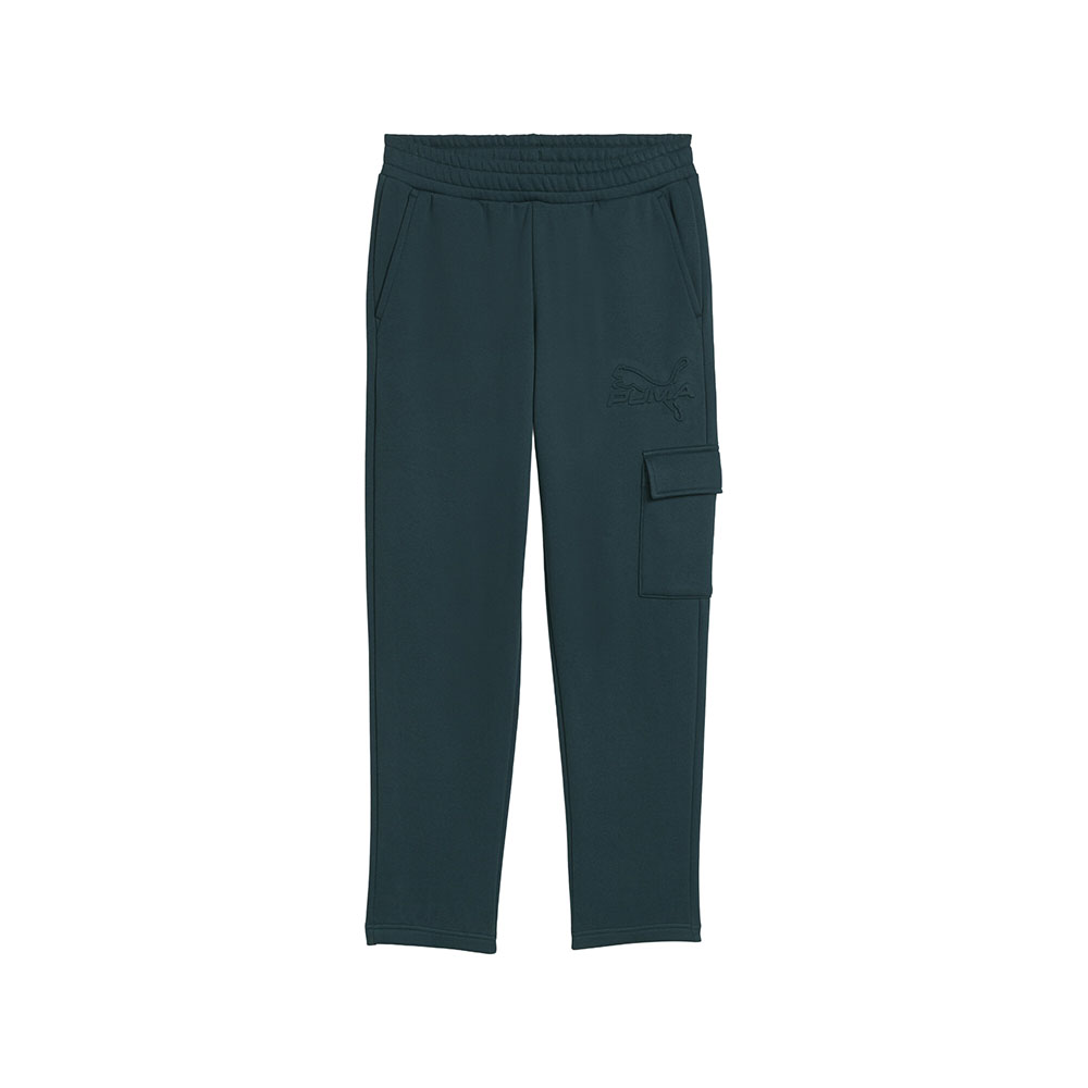 PUMA Elevated Essentials Men's Cargo Pants in Green, Size XL