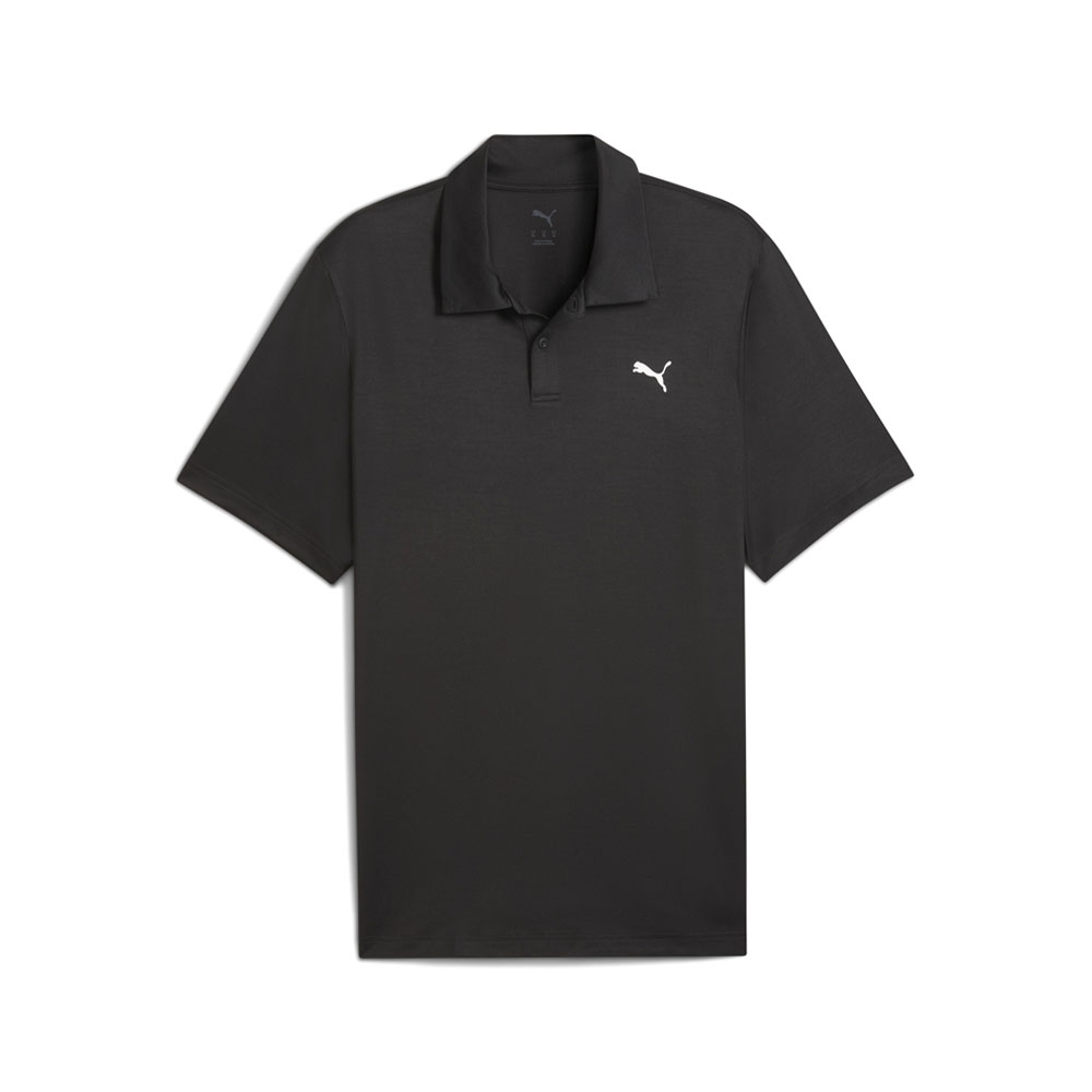PUMA Essentials Men's Polo Shirt in Black, Size L