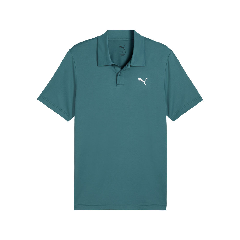 PUMA Essentials Men's Polo Shirt in Green, Size M
